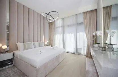 Room / Bedroom image for: Apartment - 1 Bedroom - 2 Bathrooms for rent in AZIZI Riviera 7 - Meydan One - Meydan - Dubai, Image 1