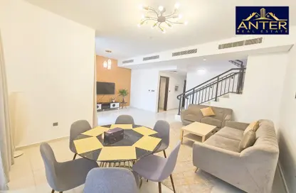 Living / Dining Room image for: Townhouse - 3 Bedrooms - 5 Bathrooms for sale in Aurum Villas - Sanctnary - Damac Hills 2 - Dubai, Image 1