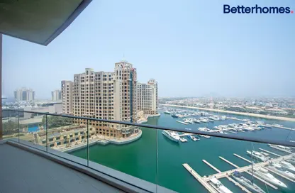 Water View image for: Apartment - 2 Bedrooms - 2 Bathrooms for rent in Ruby - Tiara Residences - Palm Jumeirah - Dubai, Image 1