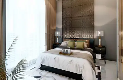Room / Bedroom image for: Apartment - 1 Bedroom - 2 Bathrooms for sale in Samana Waves 2 - Samana Waves - Jumeirah Village Circle - Dubai, Image 1