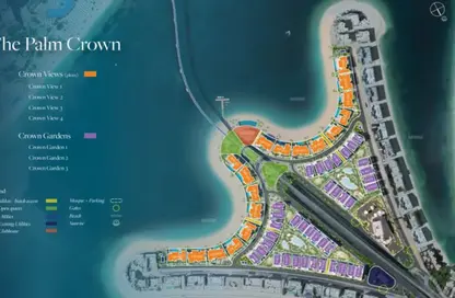 Land - Studio for sale in The Palm Crown - Palm Jumeirah - Dubai Land - Studio for sale in The Palm Crown - Palm Jumeirah - Dubai