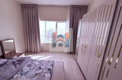 Apartment - 1 Bedroom - 2 Bathrooms for rent in Orient Tower 2 - Orient Towers - Al Bustan - Ajman