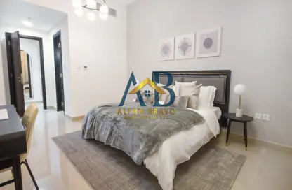 Room / Bedroom image for: Apartment - 2 Bedrooms - 3 Bathrooms for sale in UniEstate Prime Tower - Jumeirah Village Circle - Dubai, Image 1