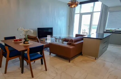 Living / Dining Room image for: Apartment - 2 Bedrooms - 2 Bathrooms for sale in Bayz by Danube - Business Bay - Dubai, Image 1