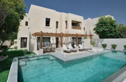 Pool image for: Villa - 4 Bedrooms - 4 Bathrooms for rent in Dubai Creek Golf and Yacht Club Residences - Al Garhoud - Dubai, Image 1