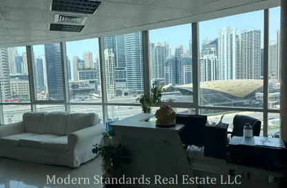 Office Space - Studio - 1 Bathroom for rent in Fortune Tower - JLT Cluster C - Jumeirah Lake Towers - Dubai