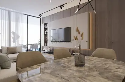 Living / Dining Room image for: Apartment - 1 Bedroom - 2 Bathrooms for sale in Samana Skyros - Arjan - Dubai, Image 1