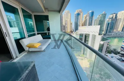 Apartment - 1 Bedroom - 2 Bathrooms for rent in The Waves Tower A - The Waves - Dubai Marina - Dubai
