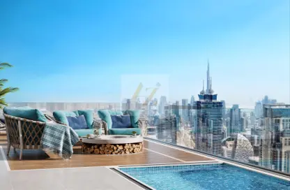 شقة - غرفة نوم - 1 حمام للبيع في بناية الحبتور - مدينة الحبتور - الخليج التجاري - دبي