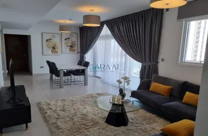 Living / Dining Room image for: Apartment - 1 Bedroom - 2 Bathrooms for sale in Parkside Residence - Shams Abu Dhabi - Al Reem Island - Abu Dhabi, Image 1