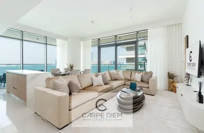 Apartment - 3 Bedrooms - 4 Bathrooms for rent in Beach Vista - EMAAR Beachfront - Dubai Harbour - Dubai