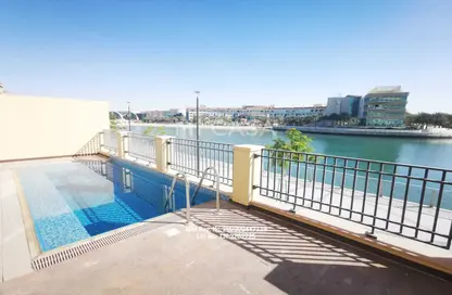 Pool image for: Villa - 5 Bedrooms - 7 Bathrooms for rent in Luluat Al Raha - Al Raha Beach - Abu Dhabi, Image 1