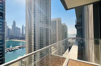 Apartment - 1 Bedroom - 1 Bathroom for rent in Beach Isle Tower 2 - Beach Isle - EMAAR Beachfront - Dubai Harbour - Dubai