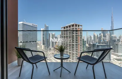 Apartment - Studio - 1 Bathroom for rent in Peninsula Five - Peninsula - Business Bay - Dubai