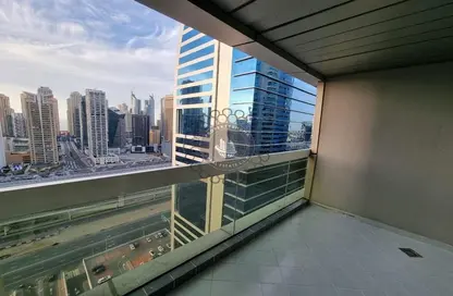 Balcony image for: Apartment - 1 Bedroom - 1 Bathroom for rent in Al Sheraa Tower - Lake Almas East - Jumeirah Lake Towers - Dubai, Image 1