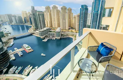 Apartment - Studio - 1 Bathroom for rent in JW Marriott Hotel Marina - Dubai Marina - Dubai