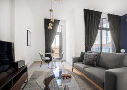 صورةغرفة المعيشة / غرفة الطعام لـ: Studio - 1 حمام للكراء في كلارين 1 - أبراج كلارين - دبي وسط المدينة - دبي, صورة 1