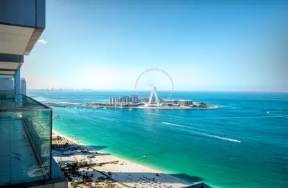 Apartment - 3 Bedrooms - 5 Bathrooms for rent in 1 JBR - Jumeirah Beach Residence - Dubai