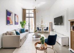 Living Room image for: Apartment - 1 bedroom - 2 bathrooms for rent in Marina Wharf 1 - Marina Wharf - Dubai Marina - Dubai, Image 1