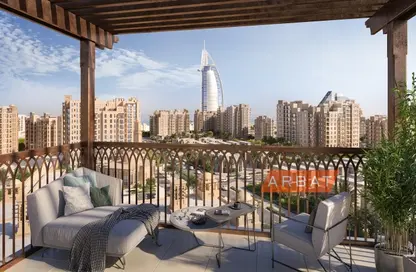 Balcony image for: Apartment - 2 Bedrooms - 3 Bathrooms for sale in Jadeel - Madinat Jumeirah Living - Umm Suqeim - Dubai, Image 1