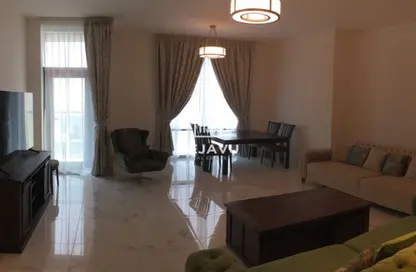 Living / Dining Room image for: Apartment - 3 Bedrooms - 4 Bathrooms for rent in Noura Tower - Al Habtoor City - Business Bay - Dubai, Image 1