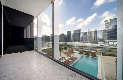 Apartment - Studio - 1 Bathroom for rent in UPSIDE Living - Business Bay - Dubai