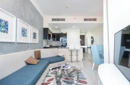 شقة - غرفة نوم - 2 حمامات للايجار في ذا سيجنتشر - برج خليفة - دبي وسط المدينة - دبي