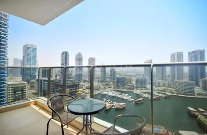 Apartment - 1 Bedroom - 2 Bathrooms for rent in Sparkle Tower 1 - Sparkle Towers - Dubai Marina - Dubai