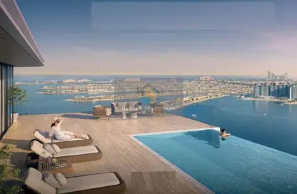 Apartment - 2 Bedrooms - 2 Bathrooms for sale in Seapoint - EMAAR Beachfront - Dubai Harbour - Dubai