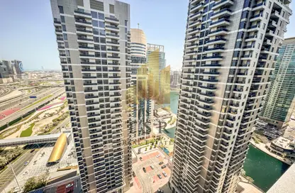 شقة - غرفة نوم - 2 حمامات للايجار في ابراج جرين ليك - (JLT) مجمع S - أبراج بحيرة الجميرا - دبي
