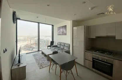 Kitchen image for: Apartment - 1 Bedroom - 1 Bathroom for rent in Sobha Hartland Waves - Sobha Hartland - Mohammed Bin Rashid City - Dubai, Image 1