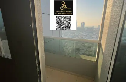 شقة - 2 غرف نوم - 2 حمامات للايجار في أورينت تاور 1 - أورينت تاور - البستان - عجمان