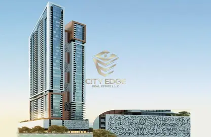 Outdoor Building image for: Apartment - 3 Bedrooms - 4 Bathrooms for sale in Faradis Tower - Al Mamzar - Sharjah - Sharjah, Image 1