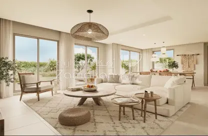 Living Room image for: Townhouse - 2 Bedrooms - 4 Bathrooms for sale in Bloom Living - Zayed City (Khalifa City C) - Khalifa City - Abu Dhabi, Image 1