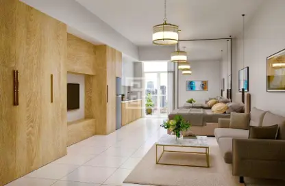 Living Room image for: Apartment - 1 Bathroom for sale in Torino - Arjan - Dubai, Image 1