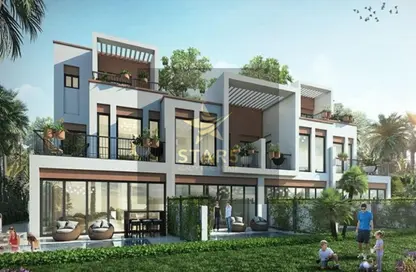 Townhouse - 4 Bedrooms - 4 Bathrooms for sale in Costa Brava 1 - Costa Brava at DAMAC Lagoons - Damac Lagoons - Dubai