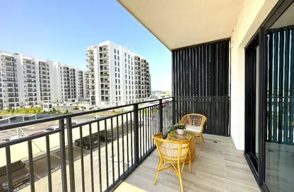 Apartment - Studio - 1 Bathroom for rent in Waters Edge - Yas Island - Abu Dhabi