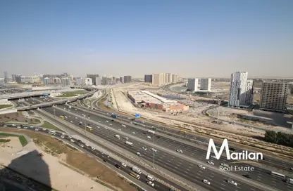 شقة - غرفة نوم - 1 حمام للايجار في مثلث قرية الجميرا - دبي