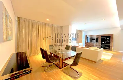 Living / Dining Room image for: Apartment - 2 Bedrooms - 3 Bathrooms for rent in Building 1 - City Walk - Dubai, Image 1