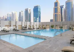Pool image for: Apartment - 1 Bedroom - 2 Bathrooms for sale in West Avenue Tower - Dubai Marina - Dubai, Image 1