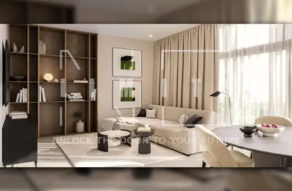 صورة لـ غرفة المعيشة شقة - غرفة نوم - 2 حمامات للبيع في مساكن الارتفاع - قرية الجميرا سركل - دبي ، صورة رقم 1