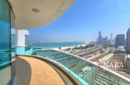 Apartment - 3 Bedrooms - 5 Bathrooms for rent in Bel Ghailam Tower - Corniche Road - Abu Dhabi