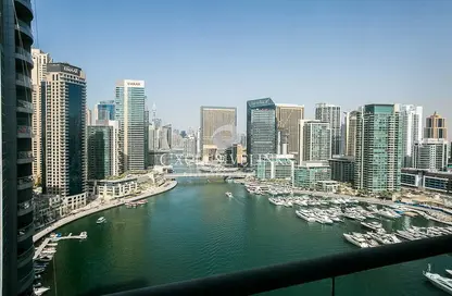 شقة - 2 غرف نوم - 2 حمامات للايجار في رصيف المينا - مارينا وارف - دبي مارينا - دبي