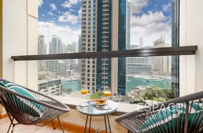 Apartment - 3 Bedrooms - 4 Bathrooms for sale in Rimal 4 - Rimal - Jumeirah Beach Residence - Dubai