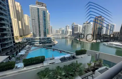 شقة - غرفة نوم - 2 حمامات للايجار في البرج الاوسط - باي سنترال - دبي مارينا - دبي