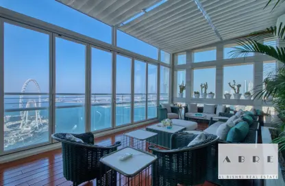 Penthouse - 4 Bedrooms - 5 Bathrooms for sale in Al Bateen Residences - Jumeirah Beach Residence - Dubai