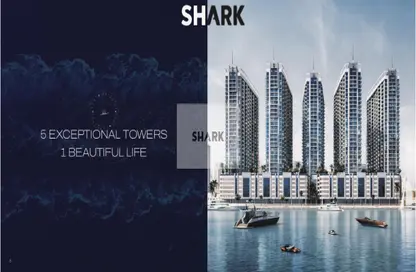 Apartment - 1 Bedroom - 2 Bathrooms for sale in Ajman Creek Towers - Al Rashidiya 1 - Al Rashidiya - Ajman