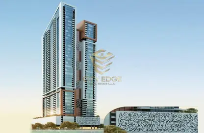 Outdoor Building image for: Apartment - 2 Bedrooms - 3 Bathrooms for sale in Faradis Tower - Al Mamzar - Sharjah - Sharjah, Image 1