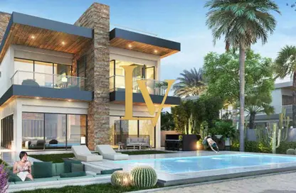 Townhouse - 4 Bedrooms - 3 Bathrooms for sale in Costa Brava at DAMAC Lagoons - Damac Lagoons - Dubai