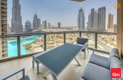 صورة لـ شرفة شقة - 3 غرف نوم - 4 حمامات للايجار في ذا ريزيدنس 9 - برج ريزيدنس - دبي وسط المدينة - دبي ، صورة رقم 1